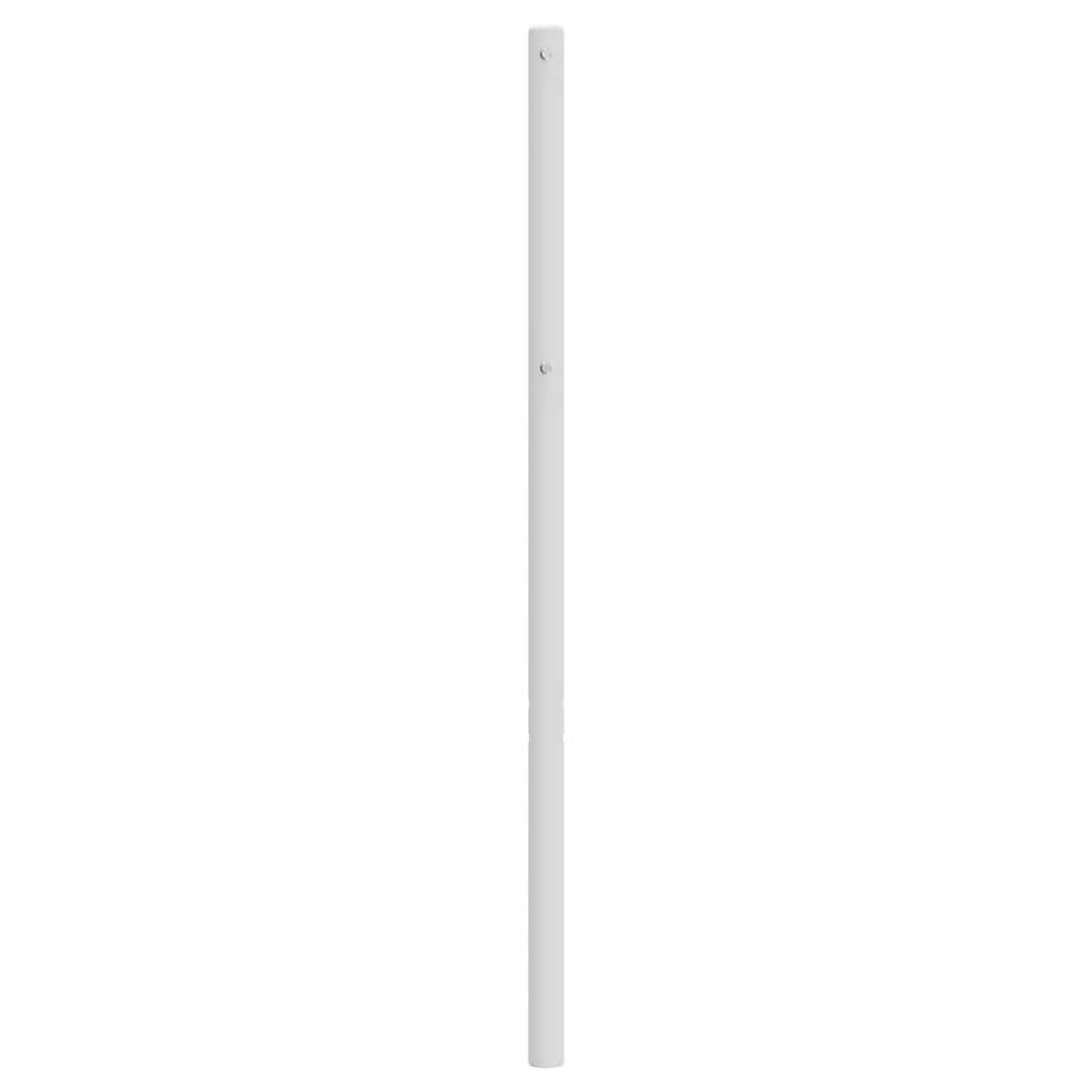 vidaXL Metal Replace Headboard White 107 cm