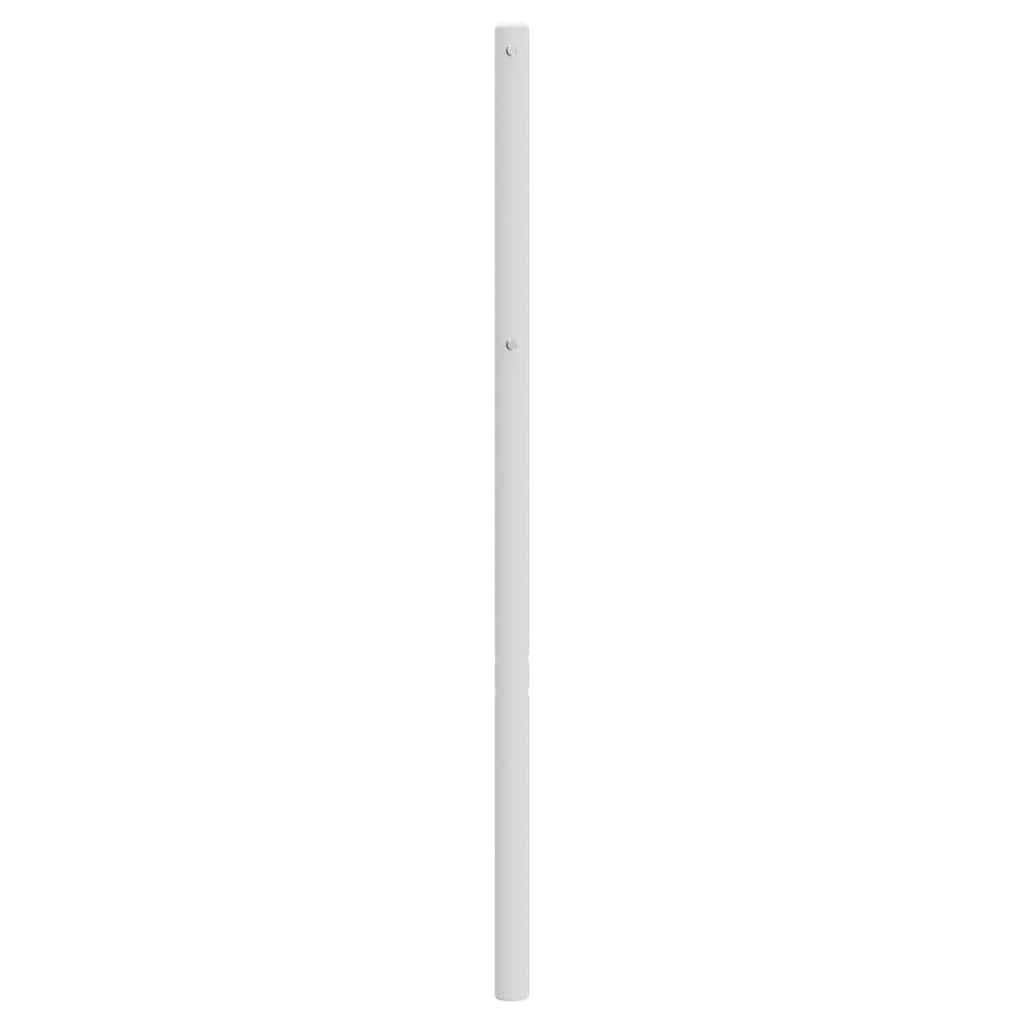 vidaXL Metal Replace Headboard White 193 cm
