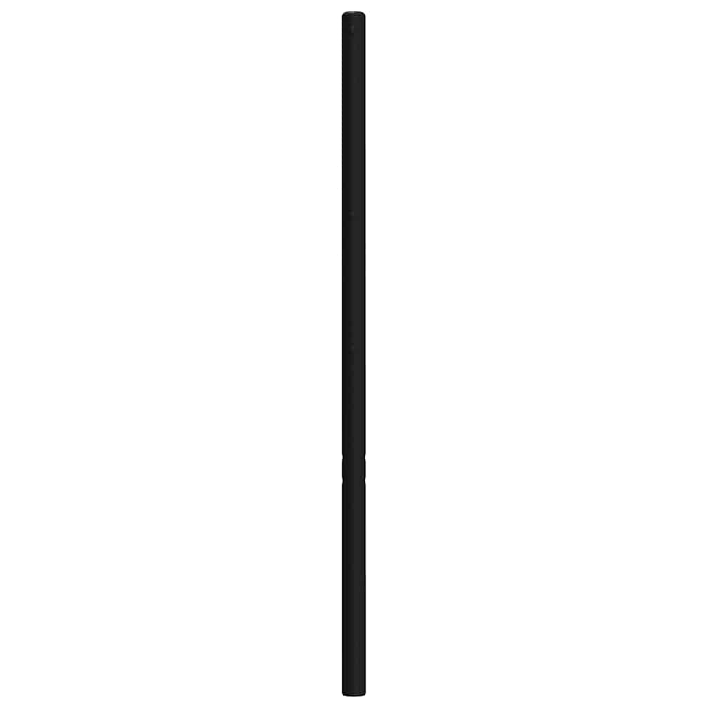 vidaXL Metal Replace Headboard Black 100 cm