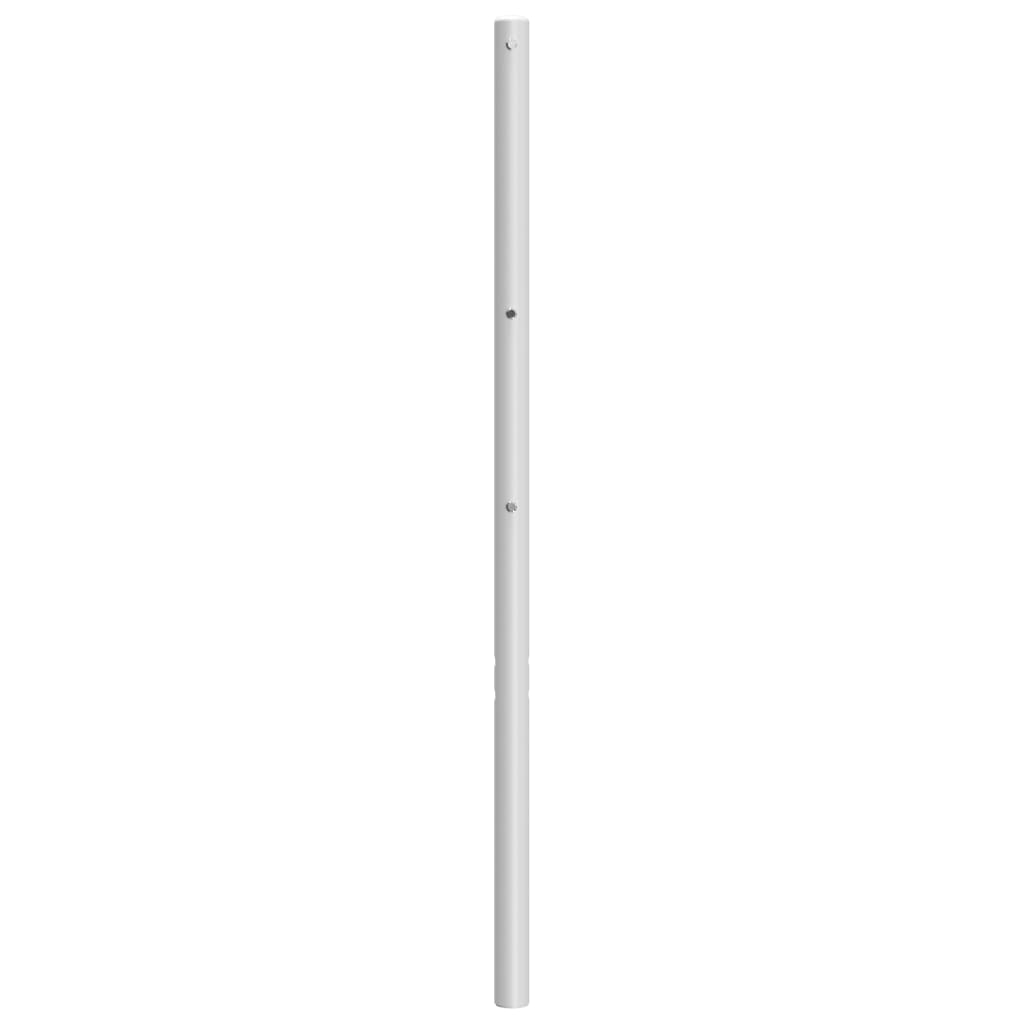vidaXL Metal Replace Headboard White 200 cm
