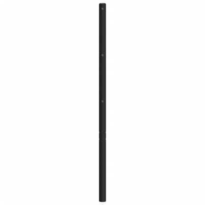 vidaXL Metal Replace Headboard Black 120 cm