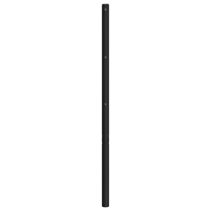 vidaXL Metal Replace Headboard Black 180 cm