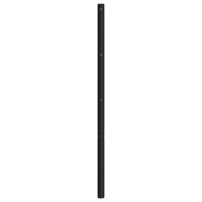 vidaXL Metal Replace Headboard Black 200 cm
