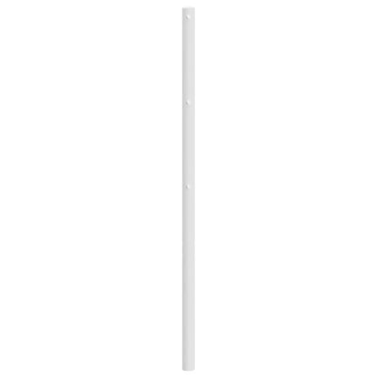 vidaXL Metal Replace Headboard White 100 cm