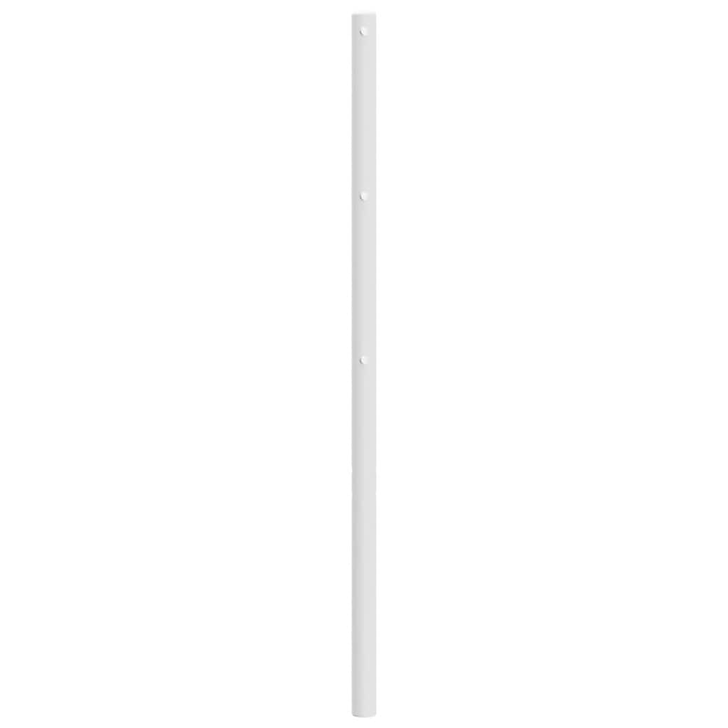 vidaXL Metal Replace Headboard White 135 cm
