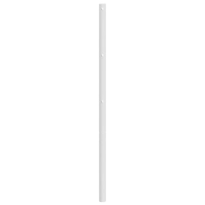 vidaXL Metal Replace Headboard White 135 cm