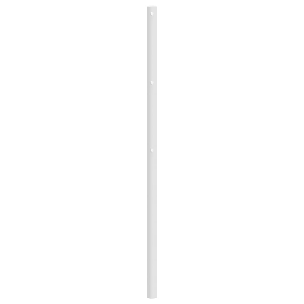 vidaXL Metal Replace Headboard White 200 cm