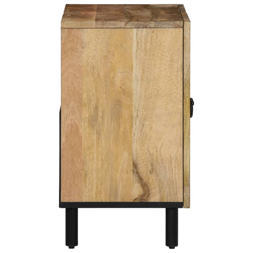 vidaXL 2 Piece Bathroom Furniture Set Solid Wood Mango