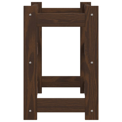 vidaXL Wine Rack for 12 Bottles Brown Solid Wood Pine