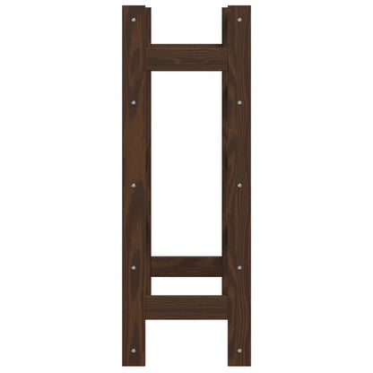 vidaXL Wine Rack for 20 Bottles Brown Solid Wood Pine