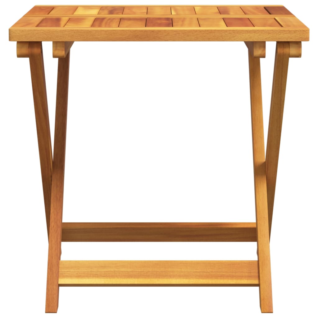 vidaXL 3 Piece Folding Garden Dining Set Solid Wood Acacia