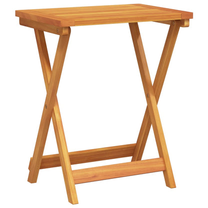 vidaXL 3 Piece Folding Garden Dining Set Solid Wood Acacia