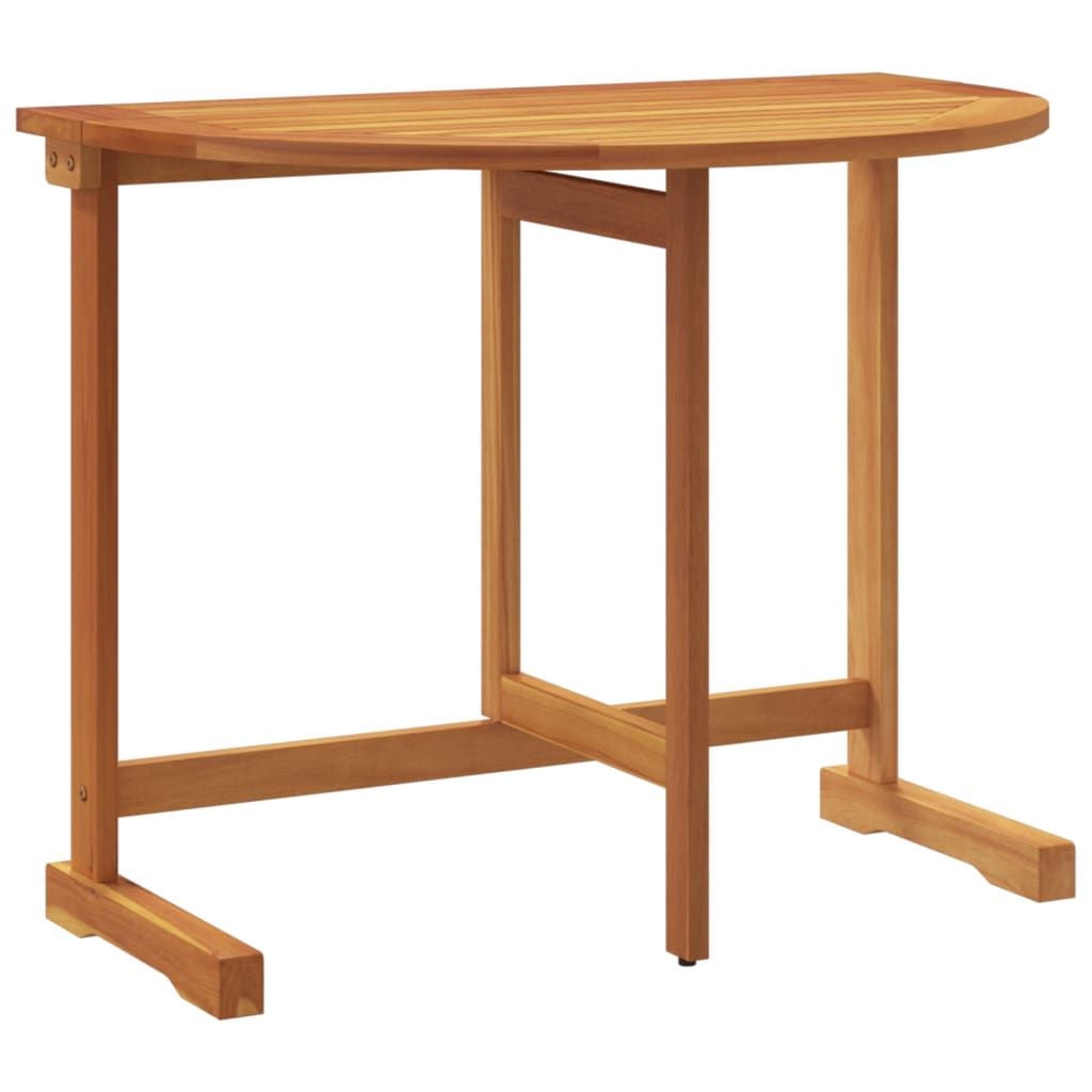 vidaXL 3 Piece Folding Garden Dining Set Solid Wood Acacia