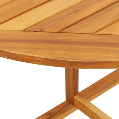 vidaXL 3 Piece Folding Garden Dining Set Solid Wood Acacia