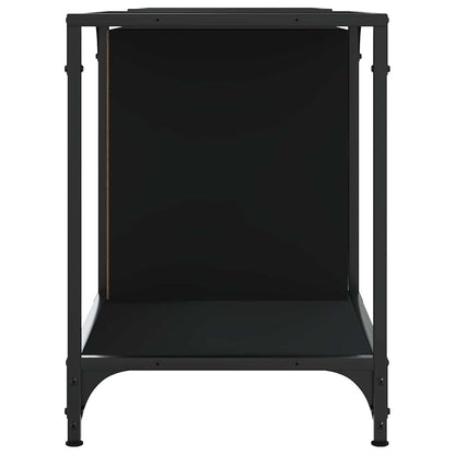 vidaXL TV Cabinet Black 153x37x50 cm Engineered Wood