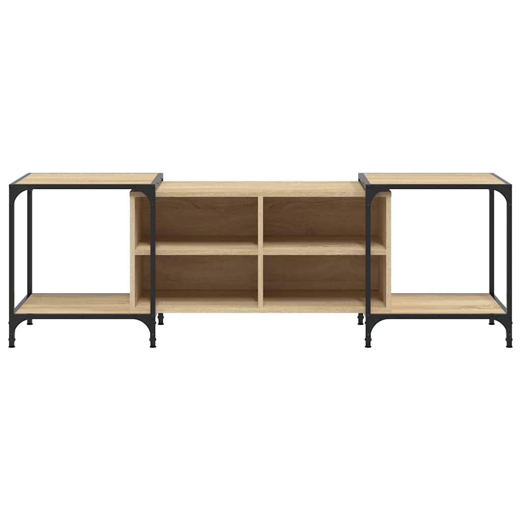 vidaXL TV Cabinet Sonoma Oak 153x37x50 cm Engineered Wood