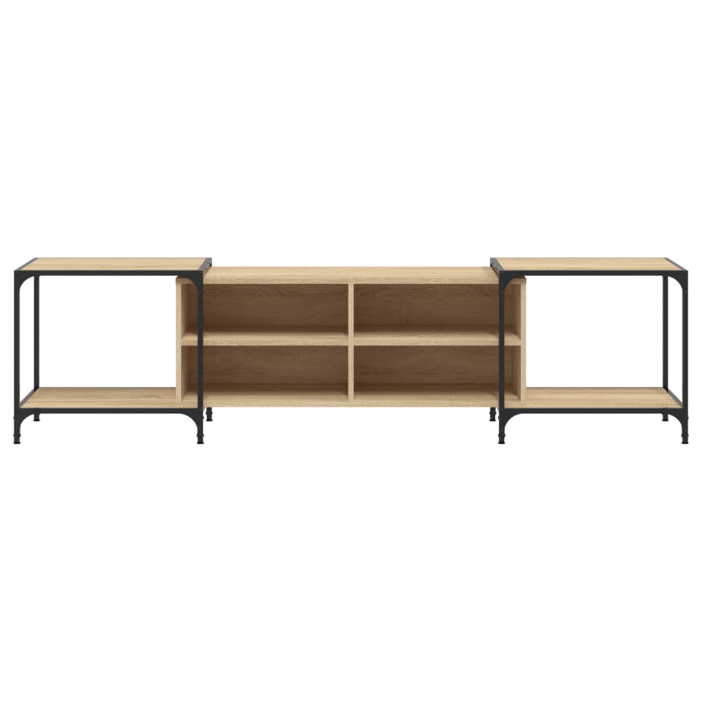 vidaXL TV Cabinet Sonoma Oak 203x37x50 cm Engineered Wood