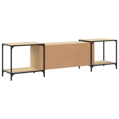 vidaXL TV Cabinet Sonoma Oak 203x37x50 cm Engineered Wood