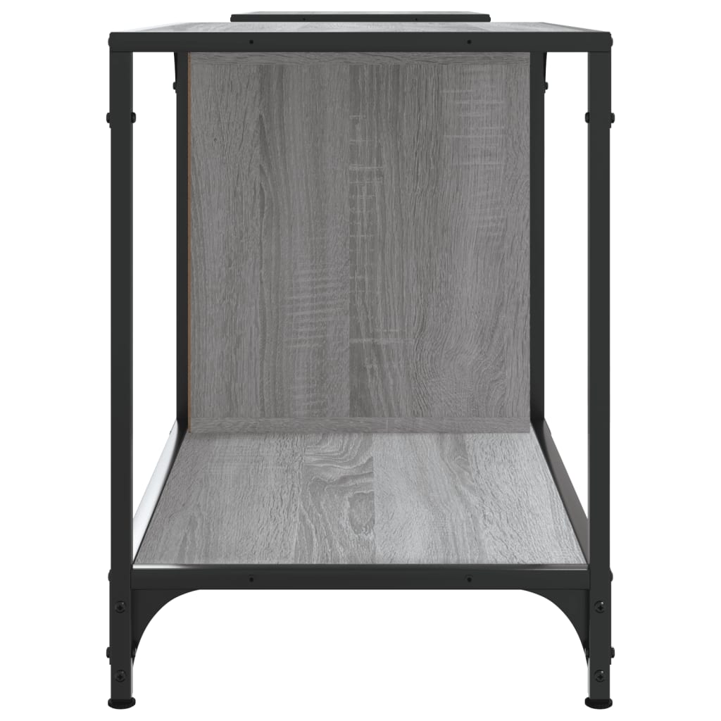vidaXL TV Cabinet Grey Sonoma 203x37x50 cm Engineered Wood