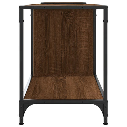 vidaXL TV Cabinet Brown Oak 203x37x50 cm Engineered Wood