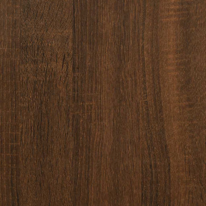vidaXL Bookcase 3-Tier Brown Oak 59x35x90.5 cm Engineered Wood