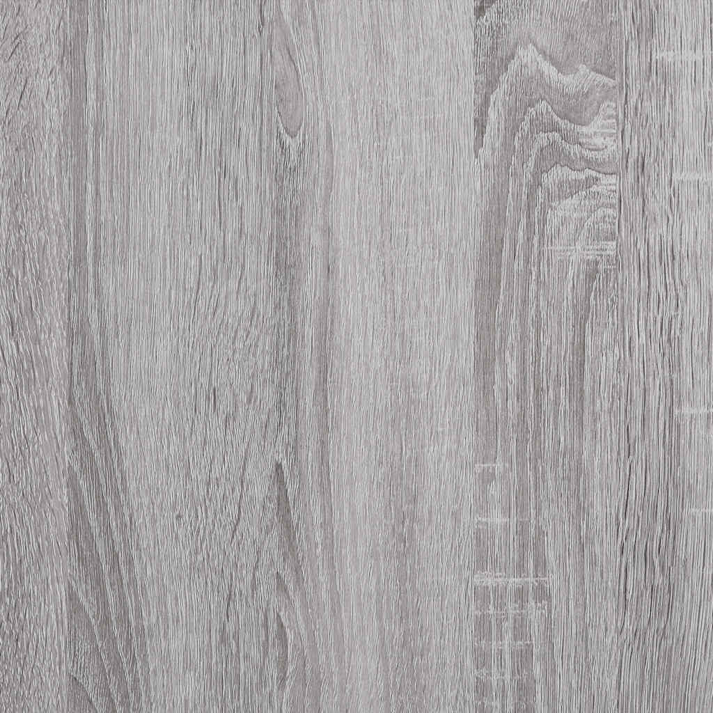 vidaXL Bookcase 4-Tier Grey Sonoma 59x35x132 cm Engineered Wood
