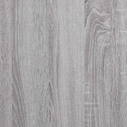vidaXL Bookcase 4-Tier Grey Sonoma 59x35x132 cm Engineered Wood