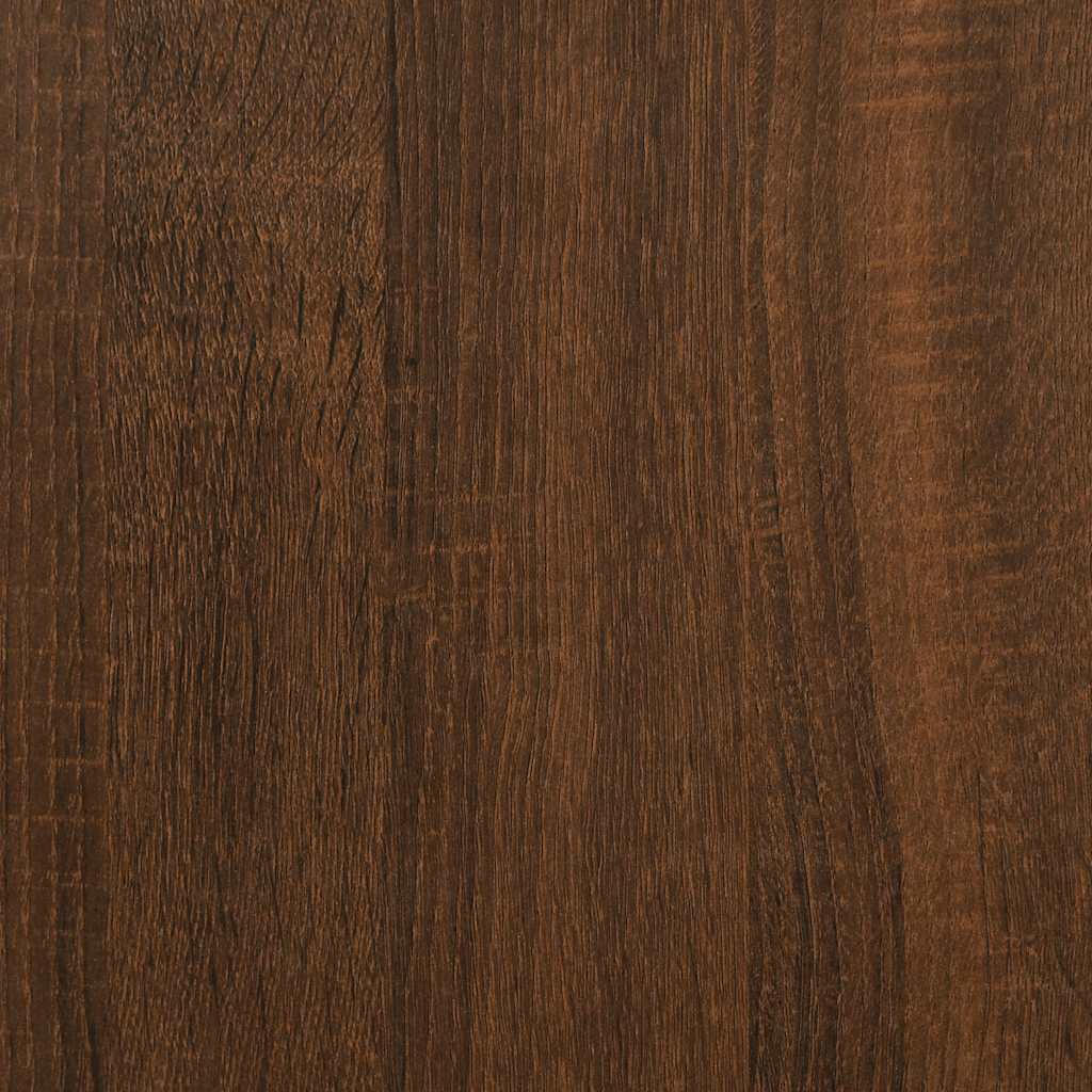 vidaXL Bookcase 5-Tier Brown Oak 59x35x171 cm Engineered Wood