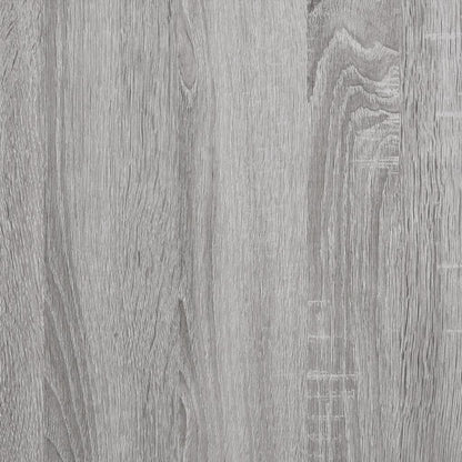 vidaXL Bookcase 4-Tier Grey Sonoma 40x30x120 cm Engineered Wood