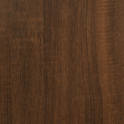 vidaXL Bookcase 6-Tier Brown Oak 40x30x188 cm Engineered Wood