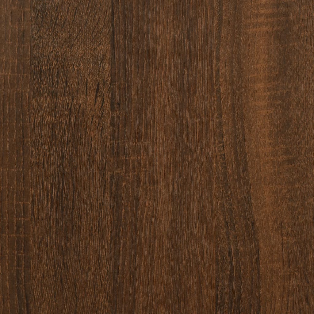 vidaXL Bookcase 3-Tier Brown Oak 60x30x86 cm Engineered Wood