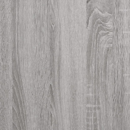 vidaXL Bookcase 3-Tier Grey Sonoma 80x30x86 cm Engineered Wood