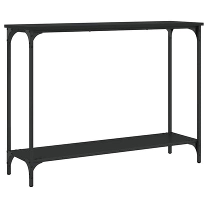 vidaXL Console Table Black 101x30,5x75 cm Engineered Wood