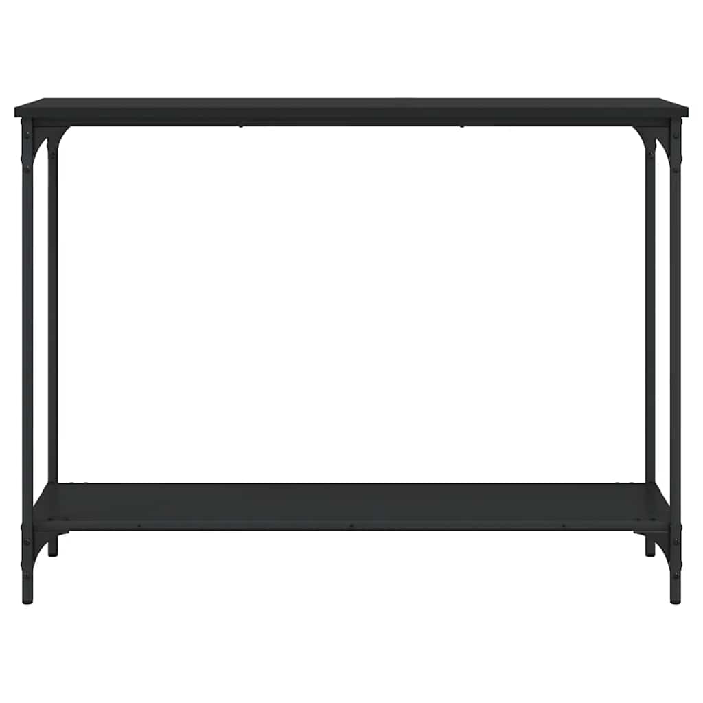vidaXL Console Table Black 101x30,5x75 cm Engineered Wood
