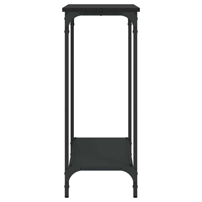 vidaXL Console Table Black 101x30,5x75 cm Engineered Wood
