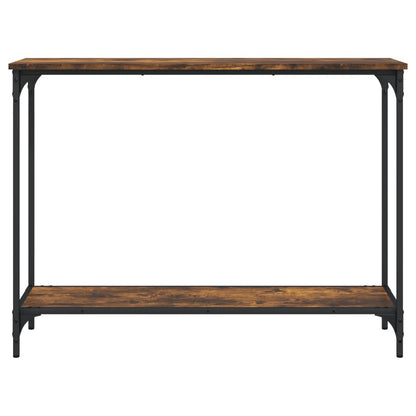 vidaXL Console Table Smoked Oak 101x30.5x75 cm Engineered Wood