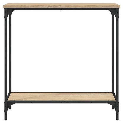 vidaXL Console Table Sonoma Oak 75x30,5x75 cm Engineered Wood