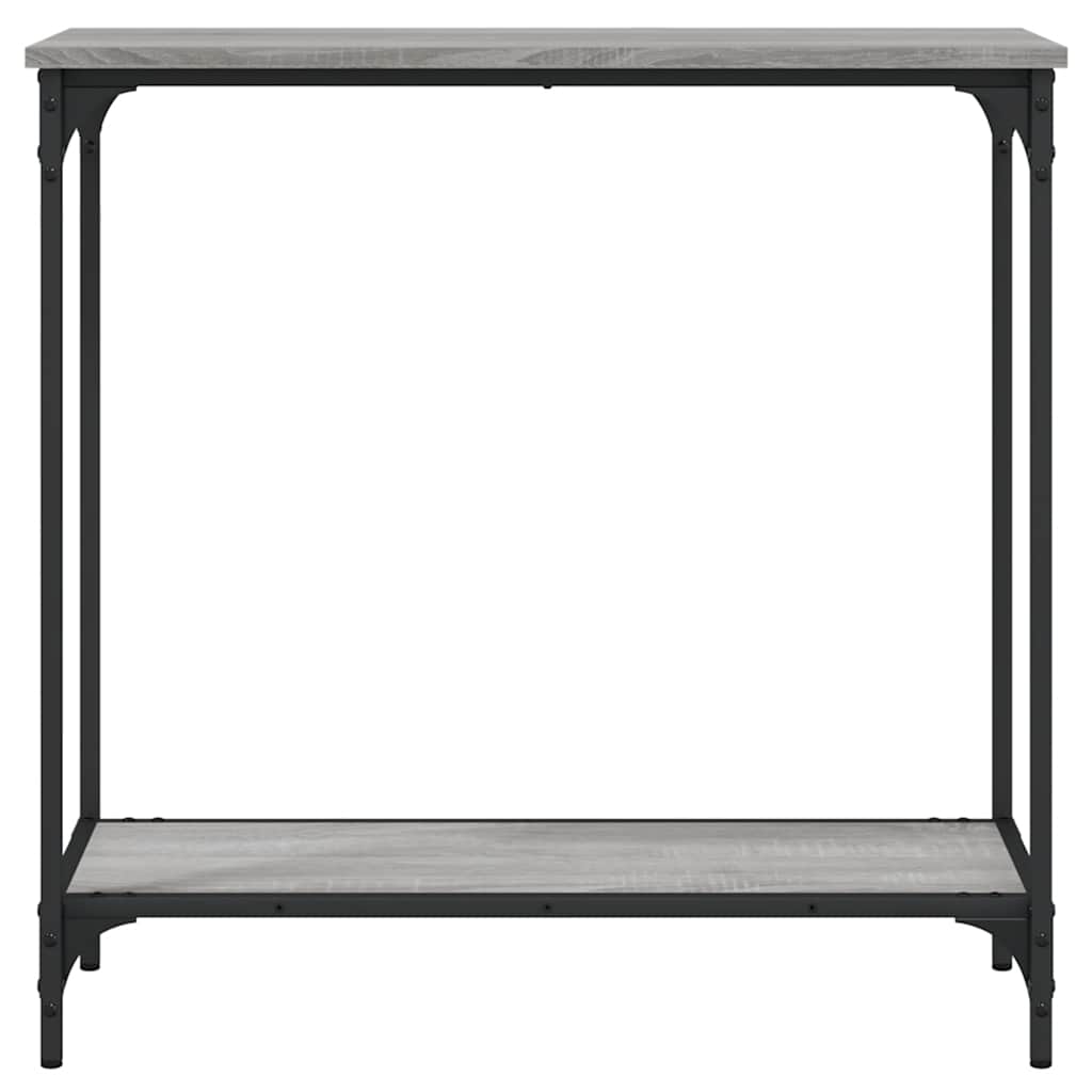 vidaXL Console Table Grey Sonoma 75x30,5x75 cm Engineered Wood