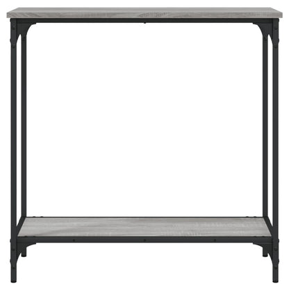 vidaXL Console Table Grey Sonoma 75x30.5x75 cm Engineered Wood