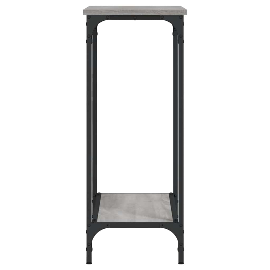vidaXL Console Table Grey Sonoma 75x30,5x75 cm Engineered Wood