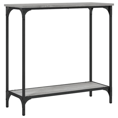 vidaXL Console Table Grey Sonoma 75x30,5x75 cm Engineered Wood