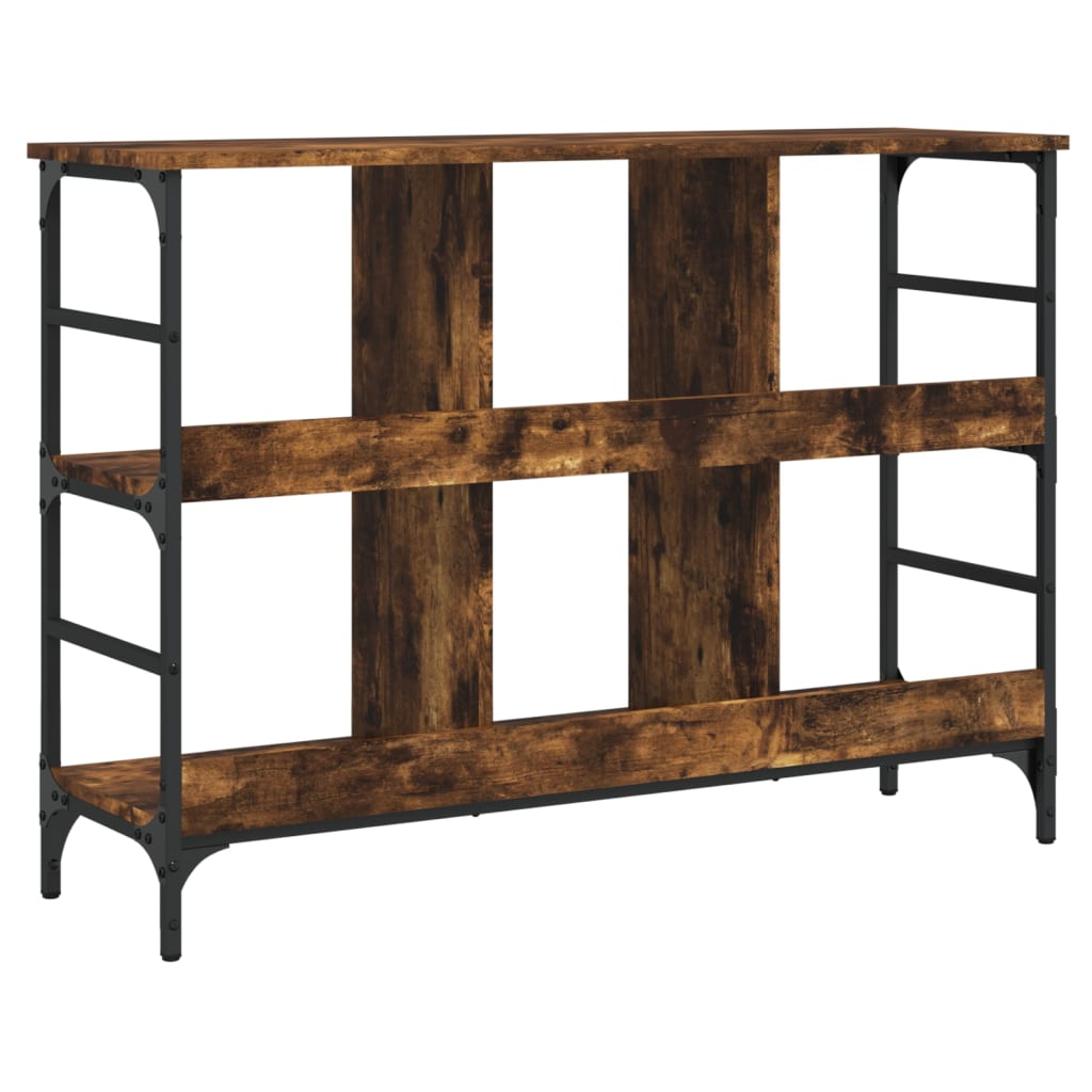 vidaXL Sideboard Smoked Oak 102x32x73.5 cm Engineered Wood