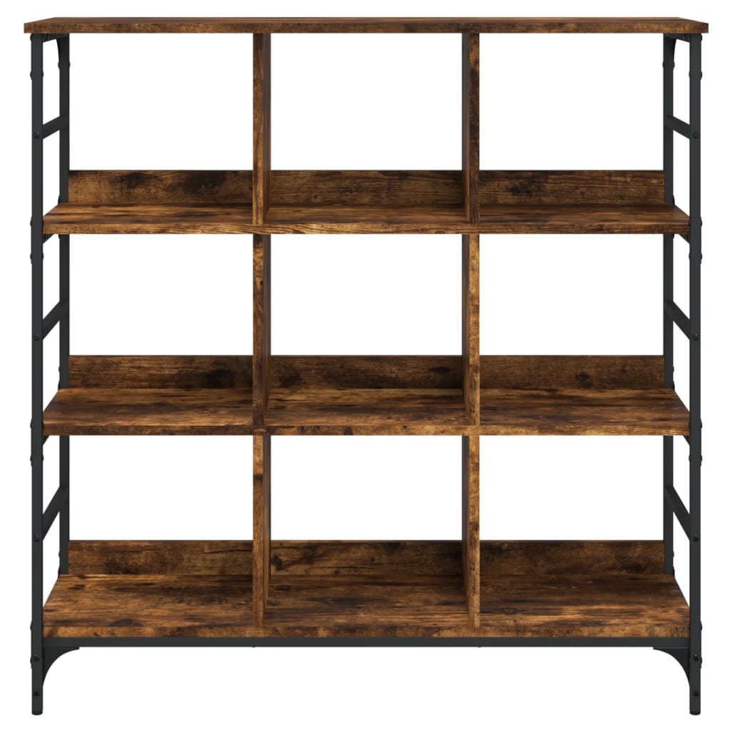 vidaXL Sideboard Smoked Oak 102x32x103.5 cm Engineered Wood