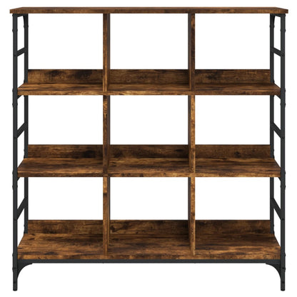 vidaXL Sideboard Smoked Oak 102x32x103.5 cm Engineered Wood