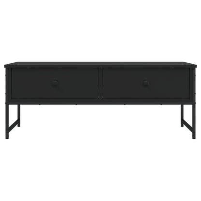 vidaXL Coffee Table Black 101x49x39.5 cm Engineered Wood