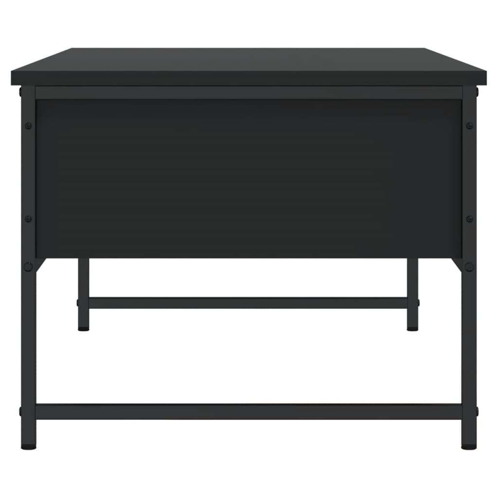vidaXL Coffee Table Black 101x49x39.5 cm Engineered Wood