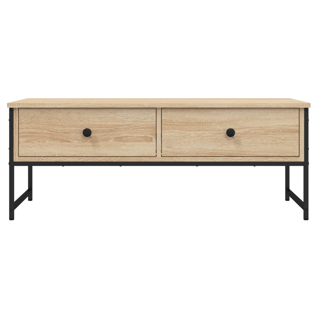 vidaXL Coffee Table Sonoma Oak 101x49x39,5 cm Engineered Wood
