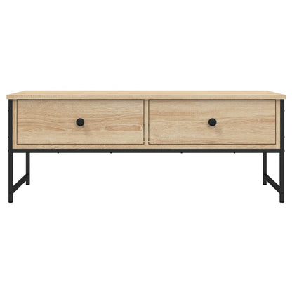vidaXL Coffee Table Sonoma Oak 101x49x39,5 cm Engineered Wood