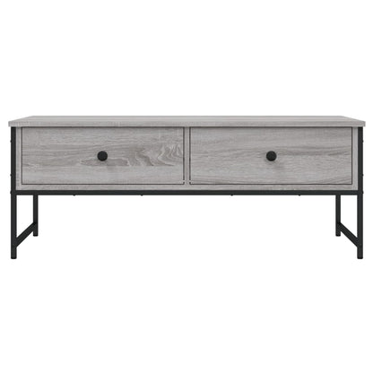 vidaXL Coffee Table Grey Sonoma 101x49x39.5 cm Engineered Wood
