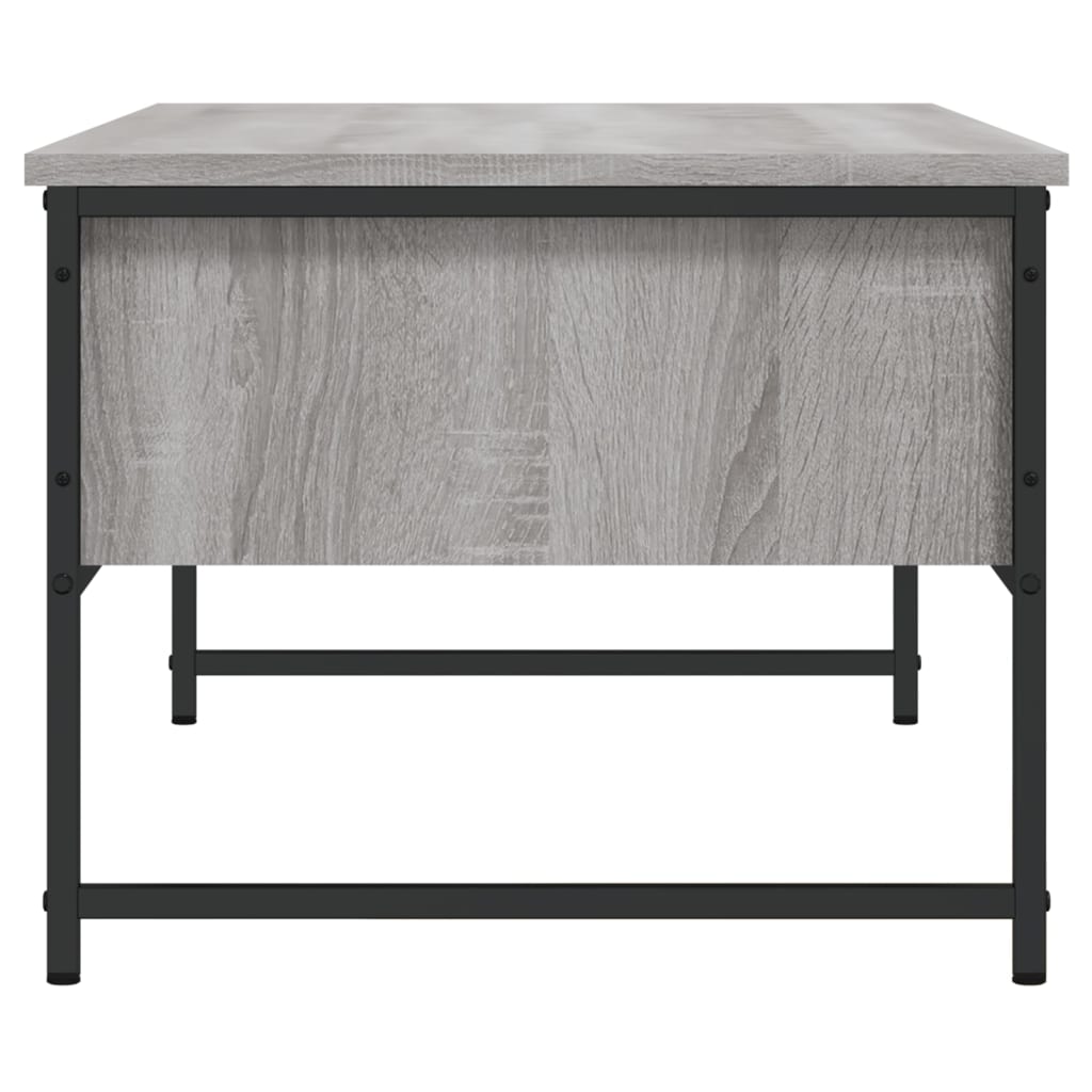 vidaXL Coffee Table Grey Sonoma 101x49x39.5 cm Engineered Wood